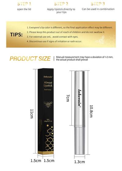 Colorless Black Honey Lip Balm Moisturizing Makeup - Smarsty