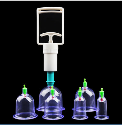 6Pcs Vacuum Cupping Set with Suction Cups for Body Massage - Smarsty