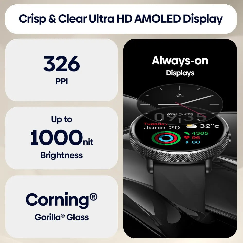 Zeblaze GTR 3 Pro Smart Watch With Voice Calling - Smarsty