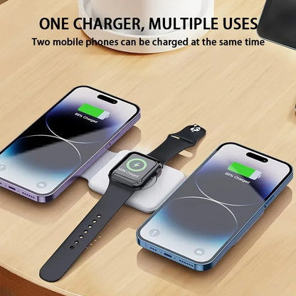 3 In 1 Wireless Magnetic Charger Dock For iPhone Pro - Smarsty
