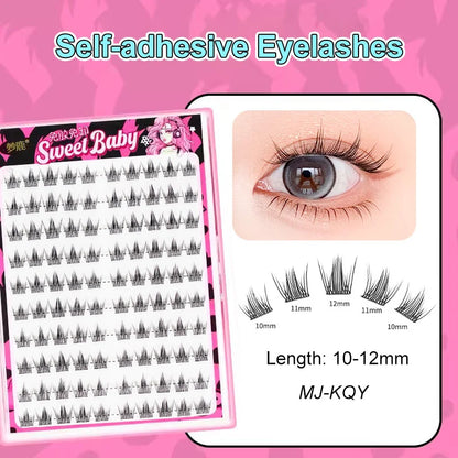 Self Adhesive Cluster Lashes for Effortless Application - Smarsty