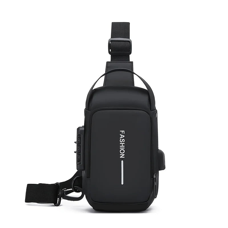 Durable Oxford Sling Bag With Crossbody Phone Pocket - Smarsty