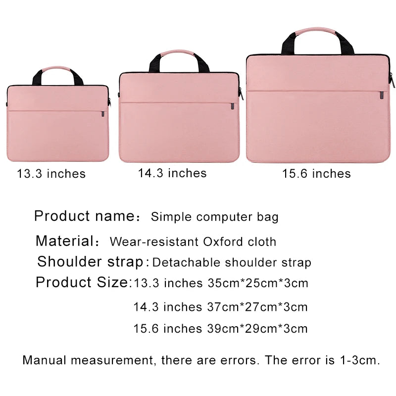 Velvet Shock Absorbing Laptop Bag For Women Travel Comfort