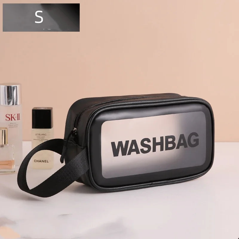 Transparent PVC Cosmetic Bag Waterproof With Large Capacity - Smarsty