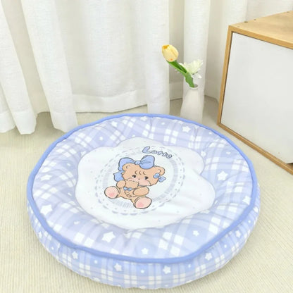 Round 50cm Reusable Pet Cooling Mat for Cats and Dogs - Smarsty