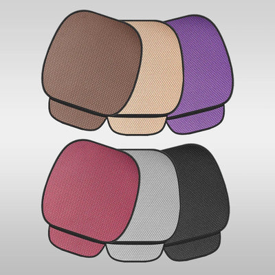 Breathable Ice Silk Car Seat Cushion Non-slip and Wear-resistant Solid Color Ice Silk Car Seat Cover, Universal Fit Most Cars - Smarsty