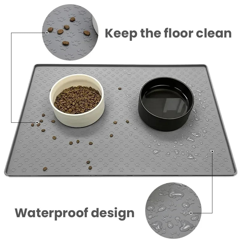Waterproof Pet Placemat for Easy Feeding Cleanup - Smarsty