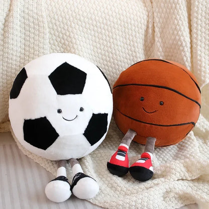 cm football doll, basketball plush toy, creative football doll, pillow, pet ball, dog and cat interactive toy - Smarsty