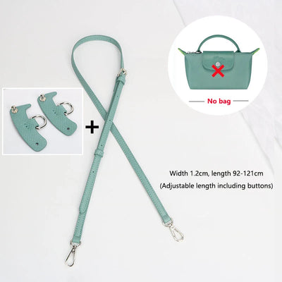 1 Set Bag Strap For Longchamp Mini Punch-free Genuine Leather Shoulder Strap Set Transformation Crossbody Strap Bag Accessories - Smarsty