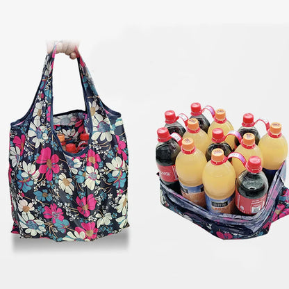 Versatile Folding Canvas Shopping Bag With Large Capacity - Smarsty