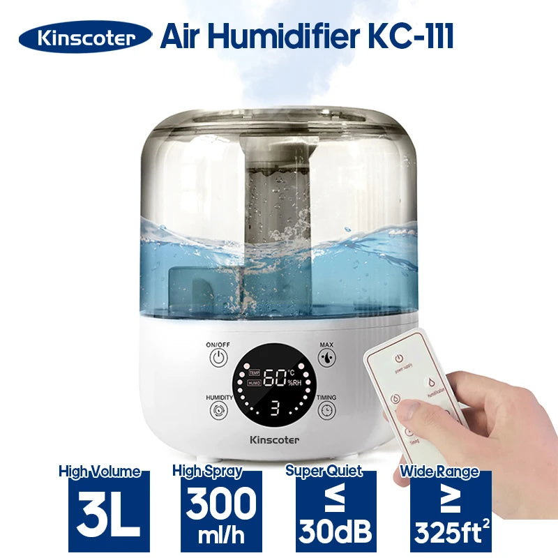 Large Capacity Aromatherapy Air Humidifier with Remote Control - Smarsty