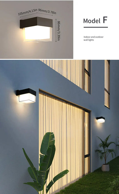 LED Outdoor Wall Light with PIR Motion Sensor - Smarsty