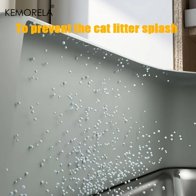 Large Stainless Steel Litter Box With Lid Odor Control - Smarsty