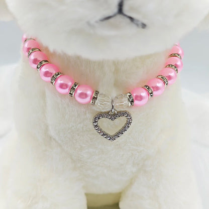 Cute Adjustable Pet Necklace with Heart Pendant - Smarsty