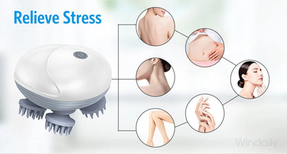 Electric Scalp Massager for Deep Tissue Relaxation - Smarsty