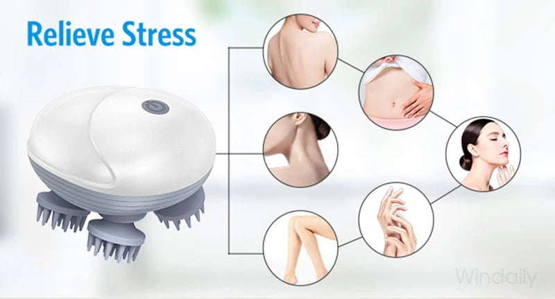 Electric Scalp Massager for Deep Tissue Relaxation - Smarsty