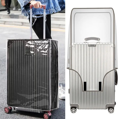 Transparent Travel Luggage Cover Waterproof Luggage Protector Covers Dustproof Protector Covers for 16-30 Inch Suitcase Case - Smarsty