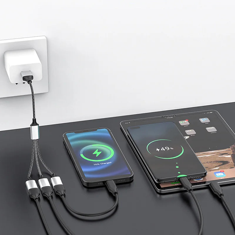 USB Hub With OTG Multi Port Charger Docking Station