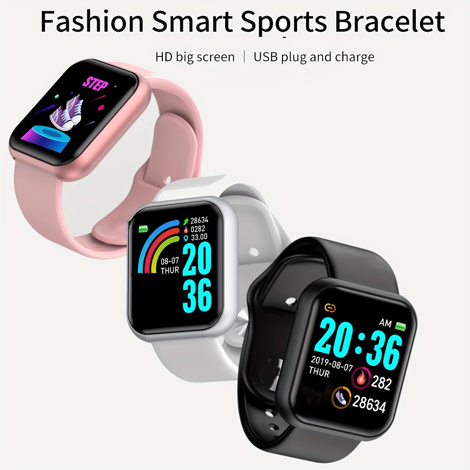 Multifunctional Smart Watch for Fitness and Music Tracking - Smarsty