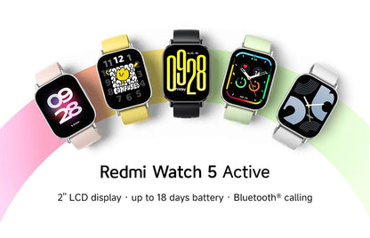 Xiaomi Redmi Watch 5 Active With 18 Days Battery Life - Smarsty