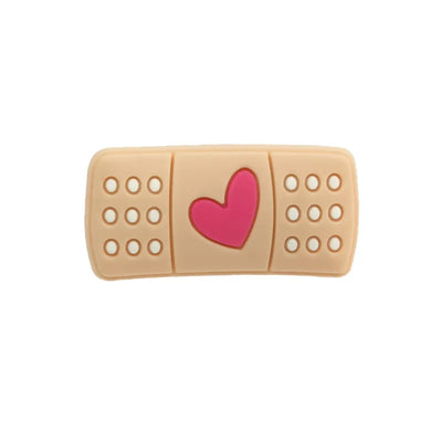 1Pcs PVC Pink Heart Shoe Charms Cute Animal Shoe Decorations Pins for Women Girls Sandal Buckles Accessories Gift - Smarsty
