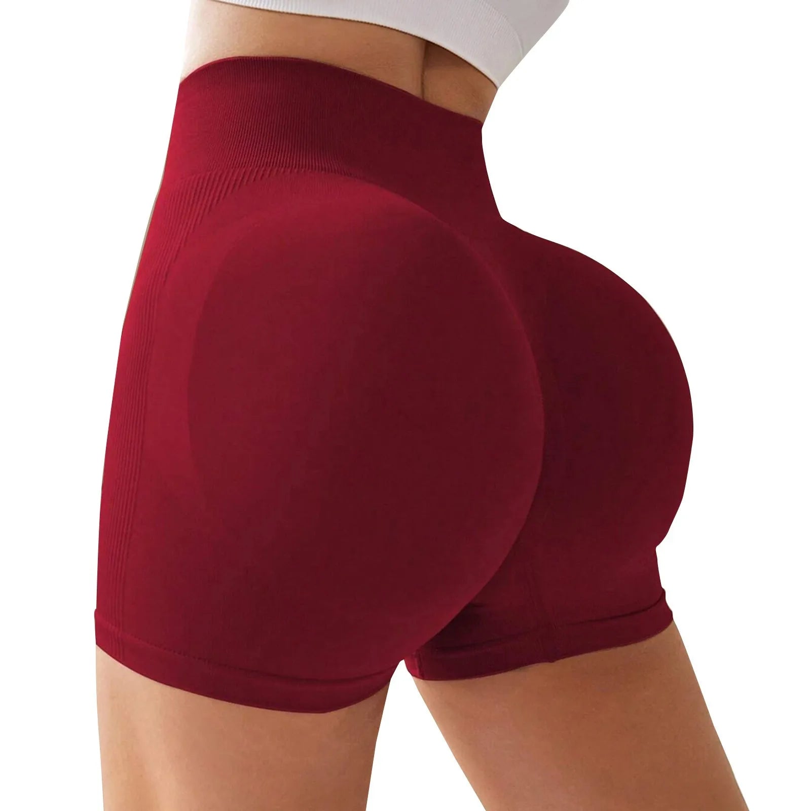 Women's High Waist Peach Lift Hip Sports Shorts Tight Yoga Shorts Shorts for Women Women's Shorts Summer Womens Shorts Elegant - Smarsty