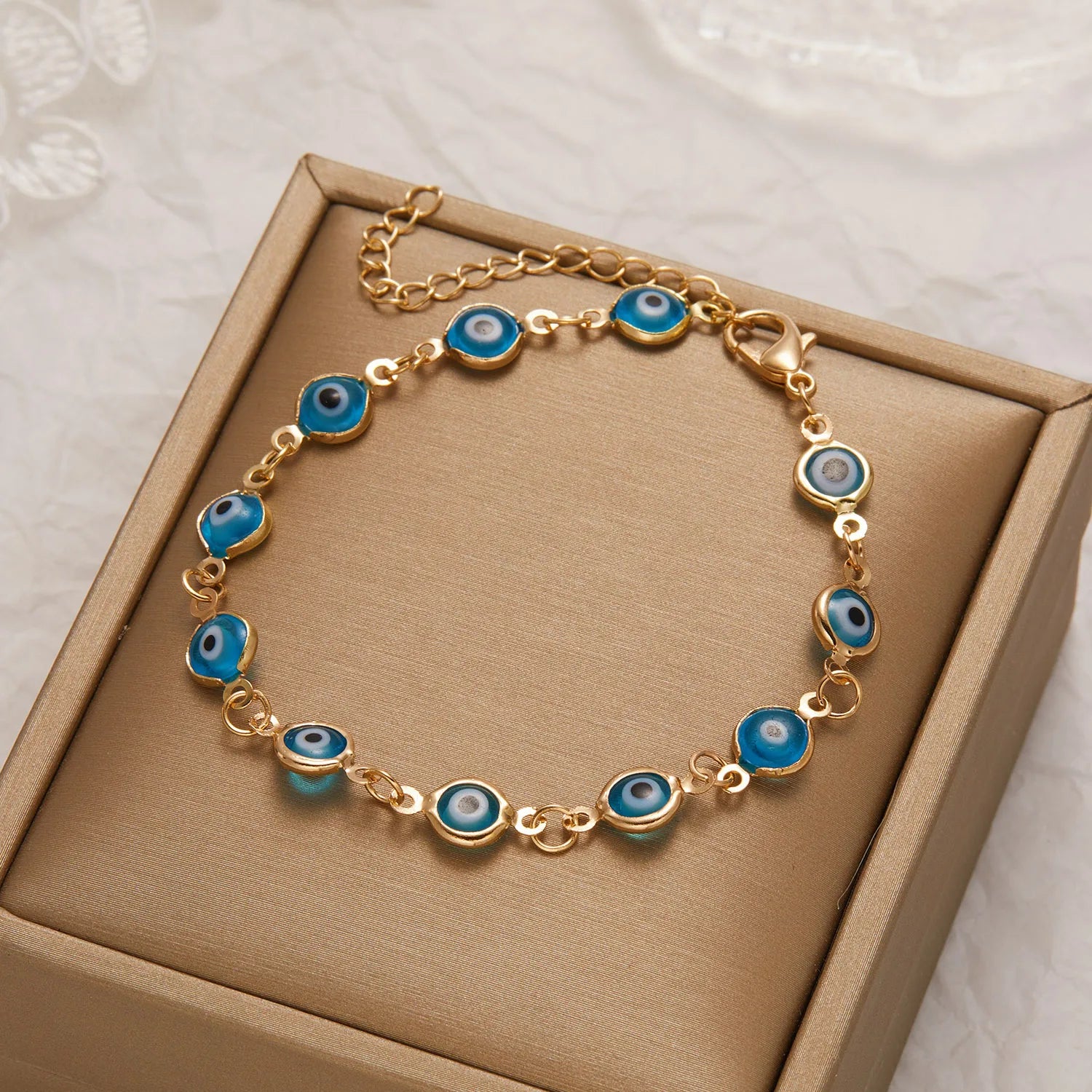 Lucky Turkey Evil Eye Bracelet For Good Luck - Smarsty