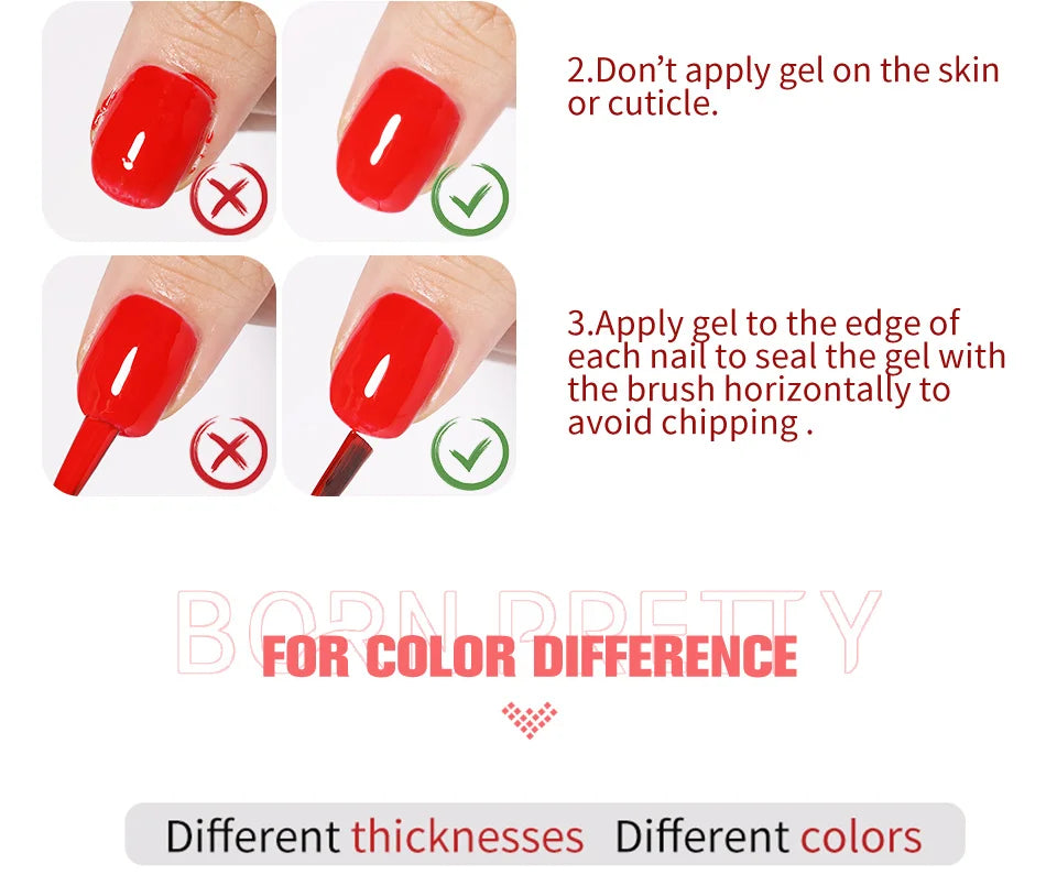 Born Pretty Milky Pink Rubber Base Gel Polish 15ml Self Leveling Formula - Smarsty