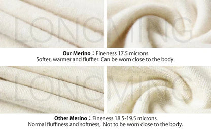 Fashion100% Merino Wool Sweater Cashmere  Pullover Women Knitwear V-Neck Long Sleeve  Autumn Winter Fashion Basic Clothing  Tops - Smarsty