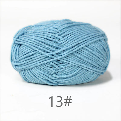Soft Milk Cotton Yarn for Hand Knitting Projects - Smarsty