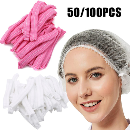 Disposable Hair Caps for Eyelash Extensions and Makeup - Smarsty