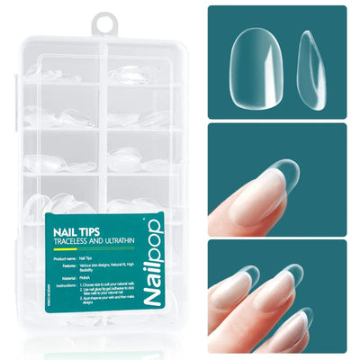 Gel X Nail Tips 120pcs Easy Soak Off Extensions - Smarsty