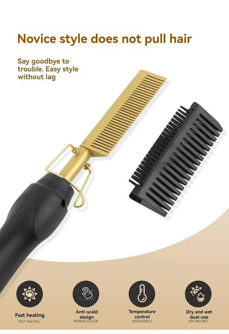 Multi-Functional Electric Hair Straightener and Curler - Smarsty