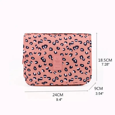 Waterproof Cosmetic Bag Travel Pouch With Hook Organizer - Smarsty