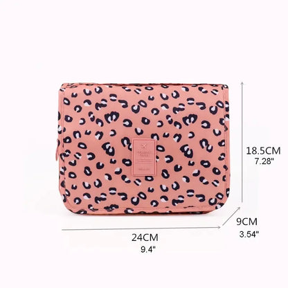 Waterproof Cosmetic Bag Travel Pouch With Hook Organizer - Smarsty