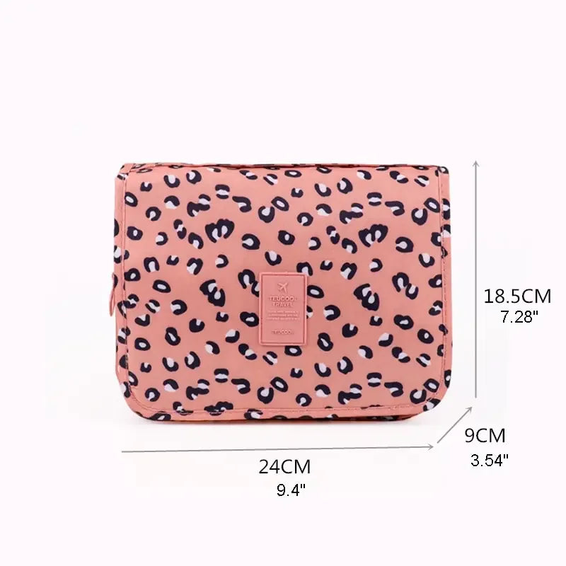Waterproof Cosmetic Bag Travel Pouch With Hook Organizer - Smarsty
