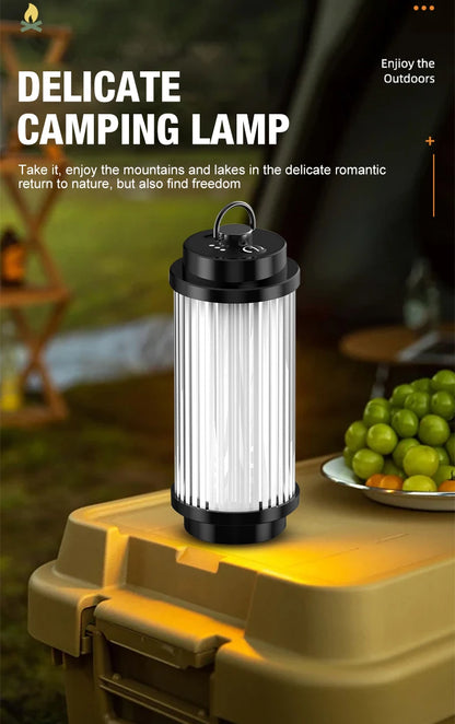 Outdoor camping tools camping lights 5 kinds of lights adjustable ceiling can be connected with the bracket TYPE-C charging. by Smarsty