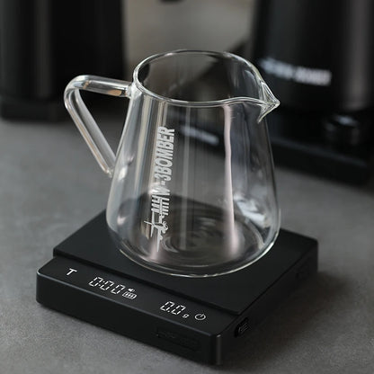 MHW-3BOMBER Smart Coffee Scale Timer 2kg/0.1g High Precision Kitchen Scales Drip Coffee Espresso Scale Home Barista Tools