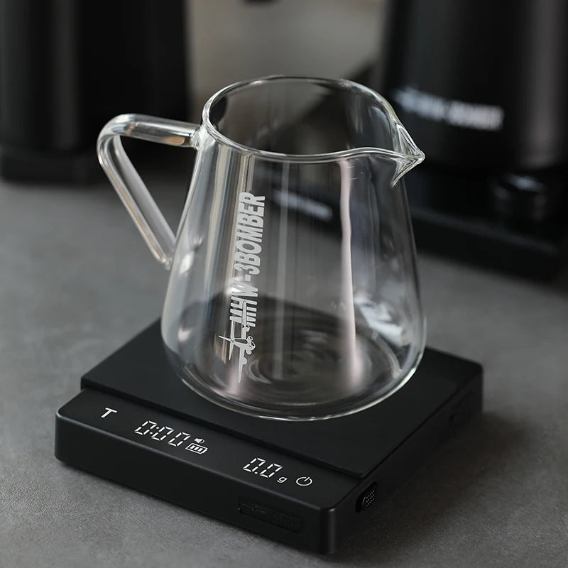 MHW-3BOMBER Smart Coffee Scale Timer 2kg/0.1g High Precision Kitchen Scales Drip Coffee Espresso Scale Home Barista Tools