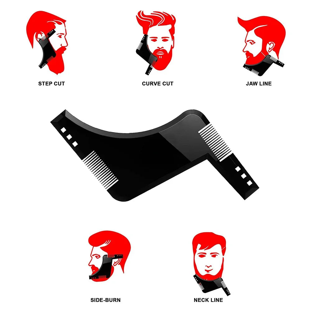 Beard Shaping Template Comb for Symmetrical Styling - Smarsty