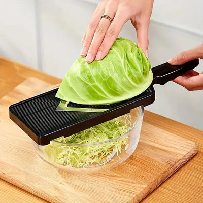 Multi-Functional Cabbage Shredder Manual Food Vegetable Slicer Grater For Salads Potato Cucumber Purple Cabbage Kitchen Gadget by Smarsty