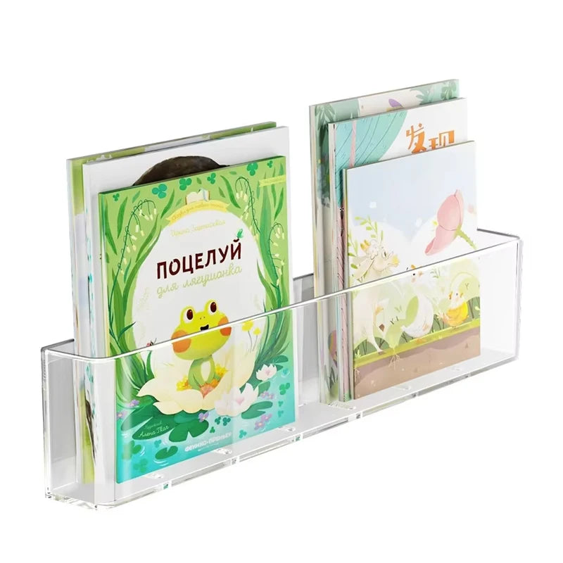 Organizer Picture Book Display Cabinet Bookshelf Children's Wall Behind the Door Reading Magazine Storage Wall Hanging Bookshelf by Smarsty