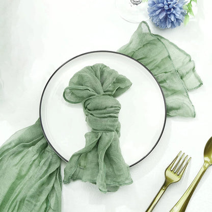 Semi-Sheer Gauze Table Runner for Elegant Events - Smarsty