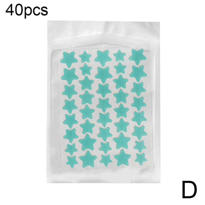 Colorful Star Heart Shaped Acne Pimple Patches - Smarsty