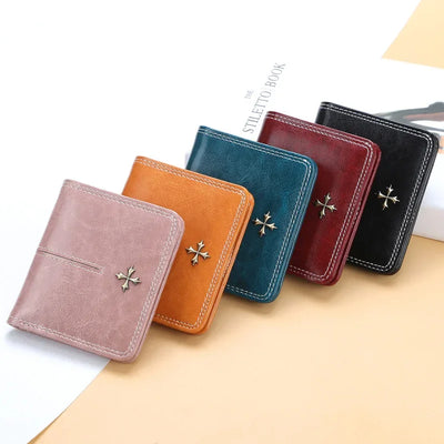 2023 New Mini Women Wallets Free Name Engraving Fashion Small Wallets Zipper PU Leather Quality Female Purse Card Holder Wallet - Smarsty