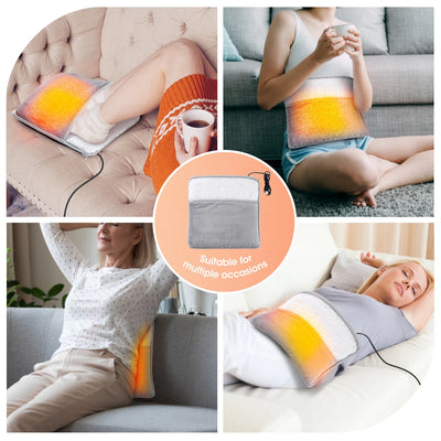 Winter Electric Foot Heating Pad USB Charging Soft Plush Washable Foot Warmer Heater Improve Sleeping Household Foot Warming Mat - Smarsty