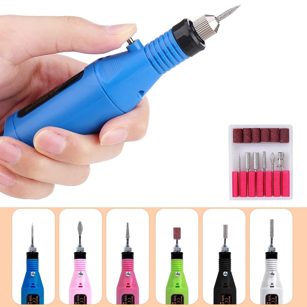 Electric Nail Drill Set for Professional Manicure and Gel Removal - Smarsty