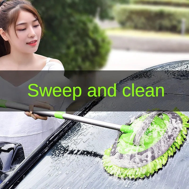 Super Absorbent Car Wash Brush With Telescoping Handle - Smarsty