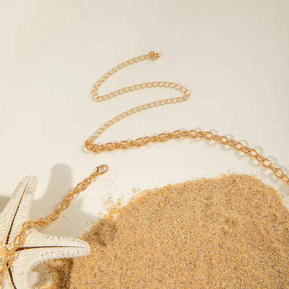 Bohemian Sea Star Shell Waist Chain for Beach Style - Smarsty