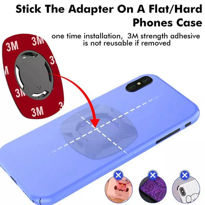 Handlebar Phone Mount With Shock Absorption Quick Lock - Smarsty